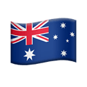 flag: Australia appearance on Apple