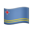 flag: Aruba appearance on Apple