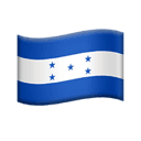 flag: Honduras appearance on Apple