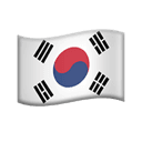 旗: 韩国 在 Apple 平台的外观