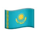 flag: Kazakhstan appearance on Apple