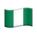 flag: Nigeria appearance on Apple