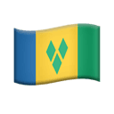 flag: St. Vincent & Grenadines appearance on Apple