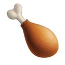 poultry leg appearance on Apple