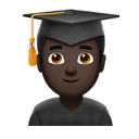 man student: dark skin tone appearance on Apple