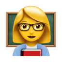 女老师 在 Apple 平台的外观