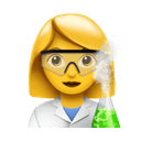 女科学家 在 Apple 平台的外观