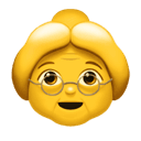 old woman appearance on Apple