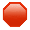 stop sign appearance on Apple