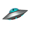 flying saucer appearance on Apple