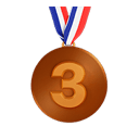 3rd place medal appearance on Apple
