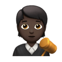 judge: dark skin tone appearance on Apple