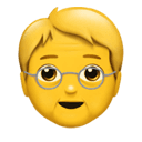 older person appearance on Apple
