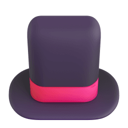 top hat appearance on Microsoft