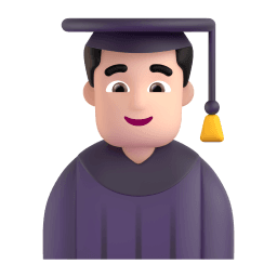 man student: light skin tone appearance on Microsoft