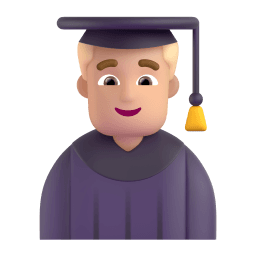 man student: medium-light skin tone appearance on Microsoft