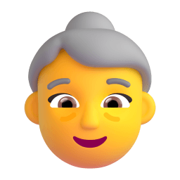 old woman appearance on Microsoft