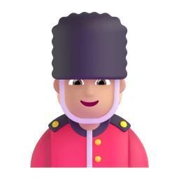 guard: medium-light skin tone appearance on Microsoft