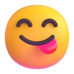 face savoring food appearance on Microsoft