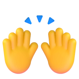 raising hands appearance on Microsoft