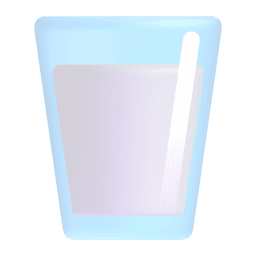 glass of milk appearance on Microsoft