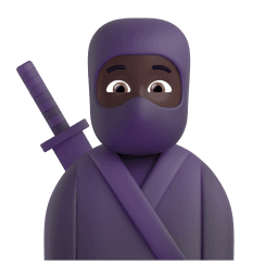 ninja: dark skin tone appearance on Microsoft