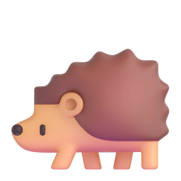 hedgehog appearance on Microsoft
