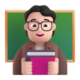 teacher: light skin tone appearance on Microsoft