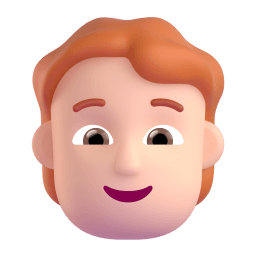 person: light skin tone, red hair appearance on Microsoft
