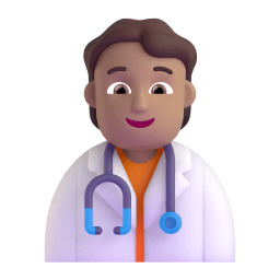 health worker: medium skin tone appearance on Microsoft