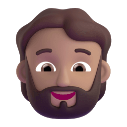 person: medium skin tone, beard appearance on Microsoft