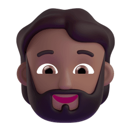 person: medium-dark skin tone, beard appearance on Microsoft