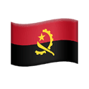 flag: Angola appearance on Apple