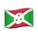 flag: Burundi appearance on Apple