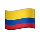 flag: Colombia appearance on Apple