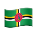 flag: Dominica appearance on Apple