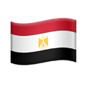 flag: Egypt appearance on Apple