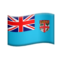 flag: Fiji appearance on Apple