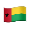 flag: Guinea-Bissau appearance on Apple