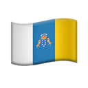 flag: Canary Islands appearance on Apple