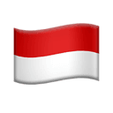 flag: Indonesia appearance on Apple