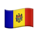 flag: Moldova appearance on Apple