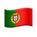 flag: Portugal appearance on Apple