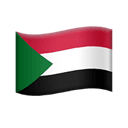 flag: Sudan appearance on Apple