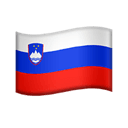 flag: Slovenia appearance on Apple