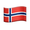 flag: Svalbard & Jan Mayen appearance on Apple