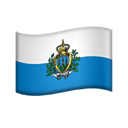 flag: San Marino appearance on Apple