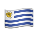 flag: Uruguay appearance on Apple