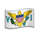 flag: U.S. Virgin Islands appearance on Apple