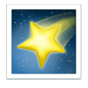shooting star appearance on Apple